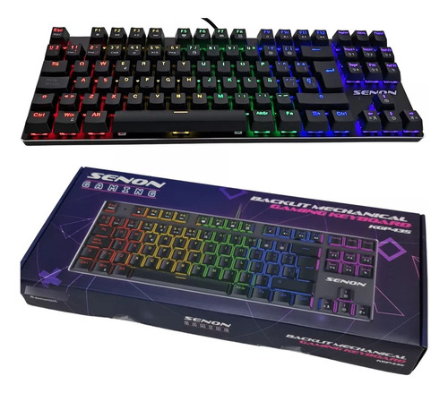 Teclado Mecanico Gamer Retroiluminado Usb Español