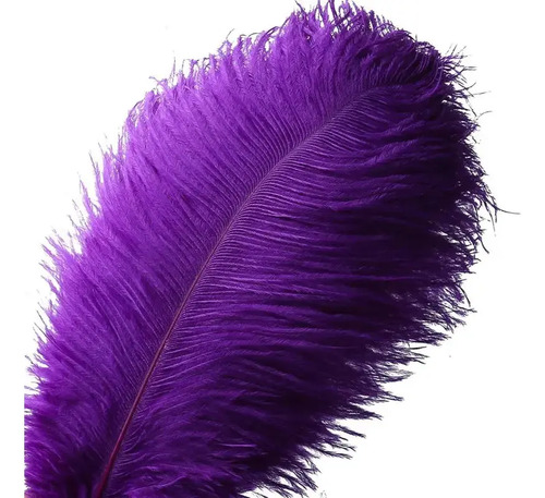 3 Piezas Plumas Avestruz Sueltas 35-40cm Eventos Blancas