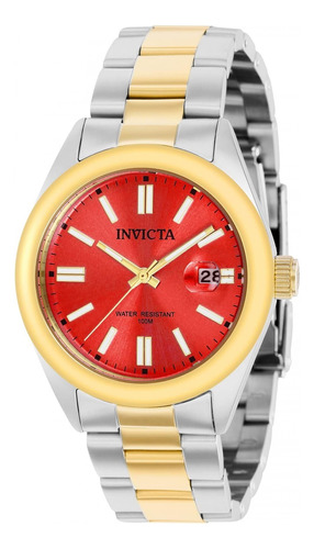 Reloj Invicta Pro Diver De Cuarzo Con Esfera Roja Para Mujer