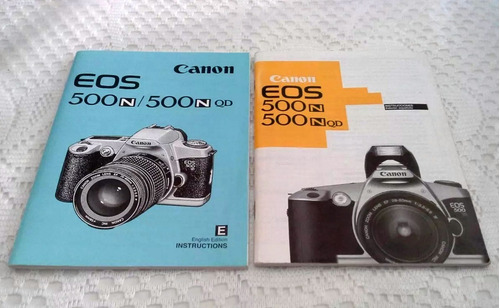 Manuales De Uso Camara Canon Modelo Eos 500 Original Edfargz