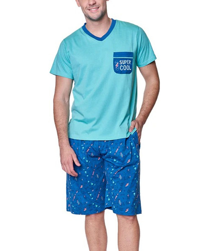 Conjunto Pijama Bermuda Hombre 