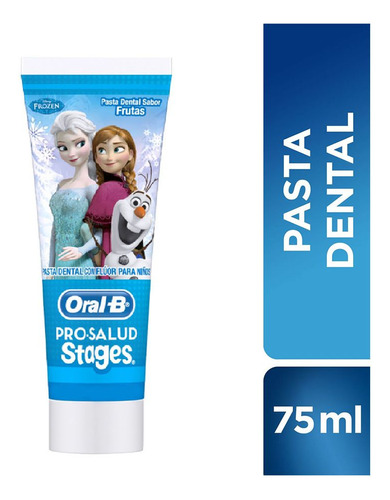 Crema Dental Oral B Stages Frozen Tubo Con 75 Ml