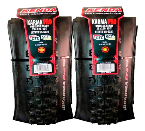 Par Pneu Bike Aro 29 Kenda Karma Pro 29x2.20 Sct Tubeless