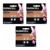 Bateria Duracell Lr44 A76 Px76a V13ga 3 Cartela C/4 Unidades