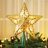 Luces De Estrella De Árbol De Navidad Diseño 3d, De 9...