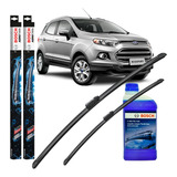 Kit Escobillas Ecosport Kinetic 12/18 + Liquido