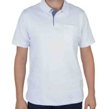 Camiseta Gola Polo Slim Ogochi Branca