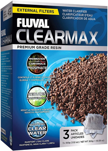 Fluval Clear Max Elimina Fosfato/nitrito/nitrato 300 Gr