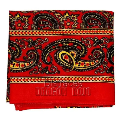 Pañuelo Paliacate Rojo Disfraces Dragón Rojo Folklórico 60x55cm | MercadoLibre