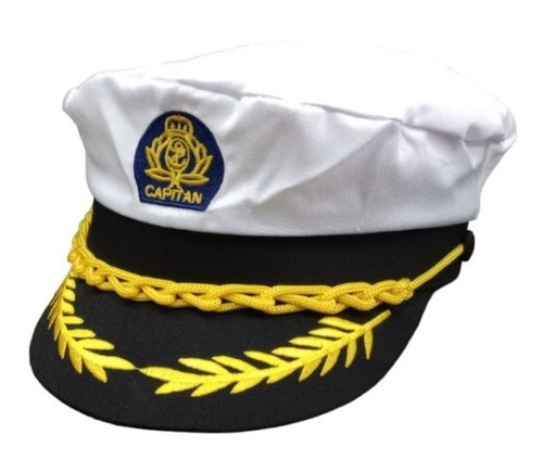 Gorro De Capitán/marinero Regulable