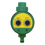 Temporizador De Riego Análogo 2 Diales Automático Válvula Color Verde