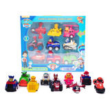 Set X9 Paw Patrol Patrulla Canina Vehículos A Fricción 