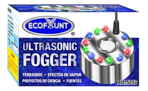 Humidificador Ultrasonico Generador Neblina Terrario Fuente