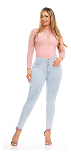 Jeans Faja Colombiano Mujer 