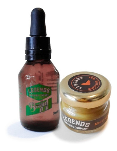 Aceite Para Barba Menta Cera Bigote Caf Combo Barber Legends