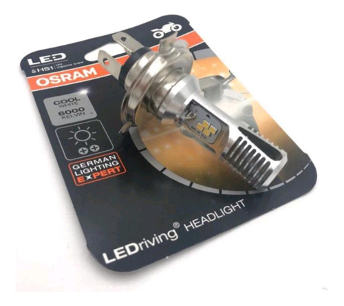 Ampolleta H4 Led Moto Hs1 Osram 6000k