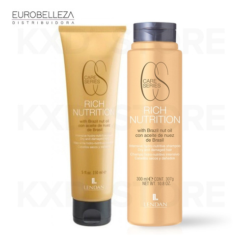 Kit Lendan Rich Nutrition Shampoo 300 Ml + Mascarilla 150 Ml