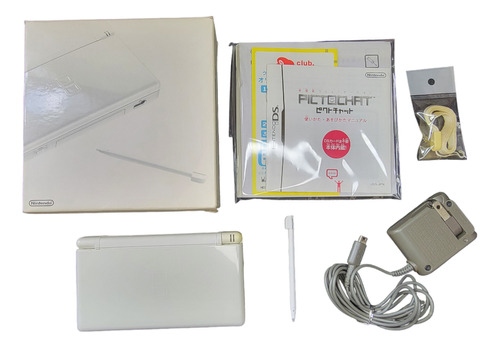 Consola Nintendo Ds Lite Blanco Cristal Original Caja White