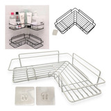 Esquinero Organizador Adhesivo Baño Rack Ducha X6 Mayorista