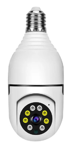 Câmera Segurança 360g Lampada Interna Wi-fi Baba Eletronica