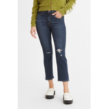 724 Hi Rise Straight Crop Levis