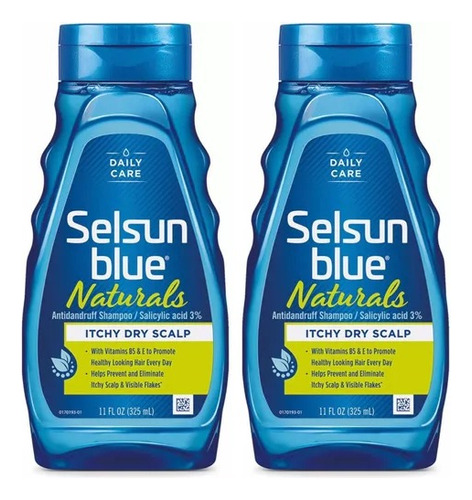 Shampoo Selsun Blue Naturals Dandruff 325 Ml. 2 Pack