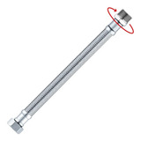 Flexible Malla En Acero Inox. Macho Giratorio 1/2''x30mm