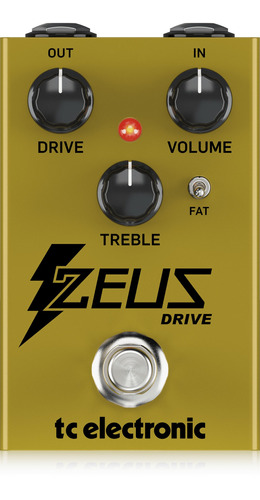 Pedal De Overdrive - Tc Electronic - Zeus Drive 2 Anos Garan