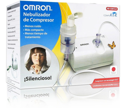 Omron Nebulizador De Compresor Silencioso Ne- C801 La