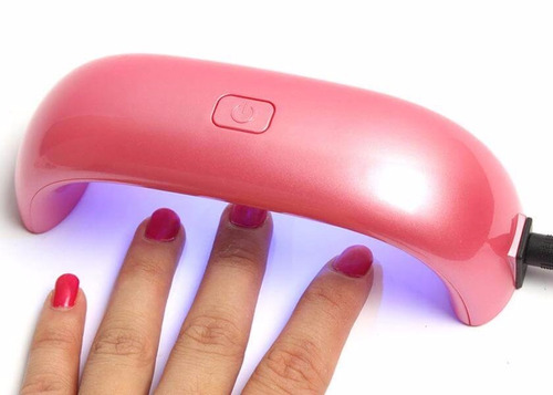 Lampara Uv Led Secador Uñas Esmalte Gel Mea Nail 9w Usb 30s