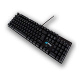 Teclado Gamer Aplus Tech Khan Rainbow Mecânico Abnt2 Cor De Teclado Preto Idioma Português Brasil