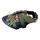 Salva Vidas Pet  Cão Camuflado Green  G