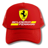 Gorra Trucker Racing Scuderia Ferrari Serie Red Rg