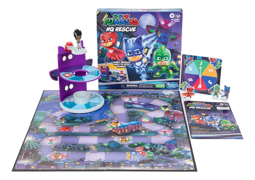 Juego De Mesa   Pj Masks Hq Rescue   Para Niños, Jue Fr80jm