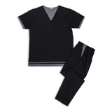 Ambo Oh! Wear Uniforme - Gamma Sparciel Negro Con Denim