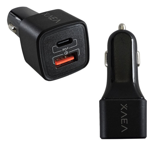 Cargador De Auto Puerto Usb Y Type-c Pd 36w 3.0a