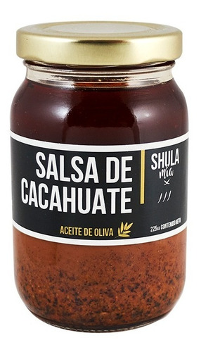 Salsa De Cacahuate Artesanal 100% Natural 225grs