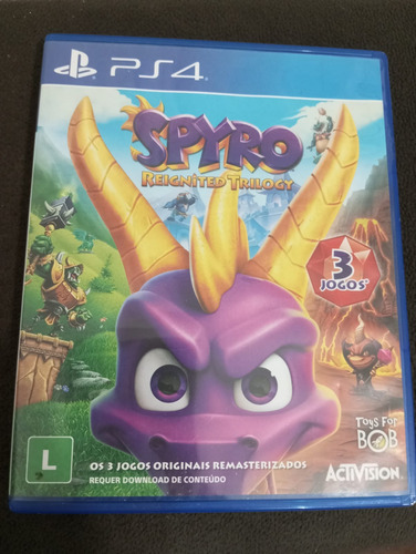 Jogo Spyro Reignited Trilogy Ps4 Activison Playstation 4