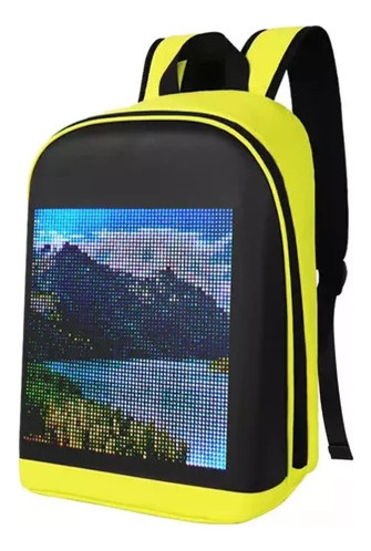 Mochila Personalizable Con Pantalla Led A Color Para Via [u]