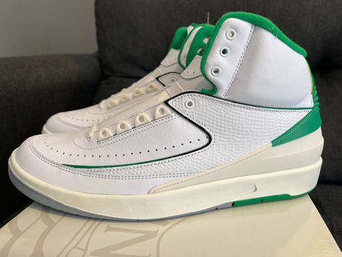 Botitas Nike Air Jordan 2 Retro Lucky Green 11 Us