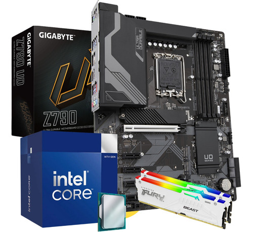 Combo Actualización Pc Gamer Core I9 14900 Z790 Ddr5 16gb