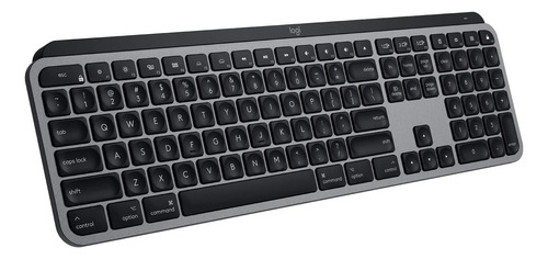 Teclado Inalambrico Iluminado Para Pc | Logitech Mx / Negro