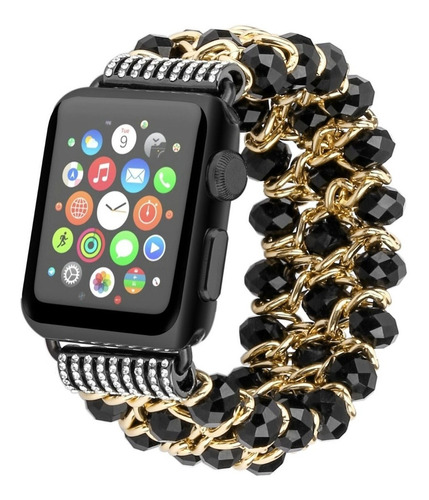 Correa De Cristal Para Apple Watch 7 6 Se 41/45 Mm 40/44 Mm