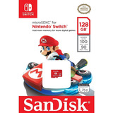 Sandisk Memoria Sd 128gb Nintendo Switch Nueva Edición