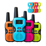 Walkie Talkies For Kids Long Range - 4 Pack Kid Walkie Ta...