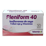 Isoflavonas De Soya Trébol Rojo Pleniform 40 30 Cápsulas