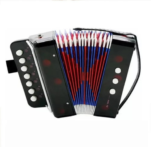 Mini Acordeon Infantil Juguete Para Niños Musica 7 Botones