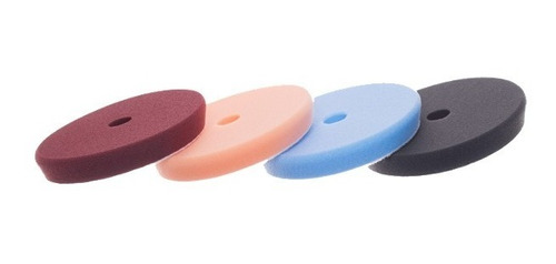 Angelwax Kit De 4 Pads Slimline 5 Pulgadas Para Rotativa.