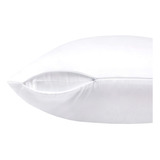 12 Protectores De Almohada Antiácaros Impermeables Uf Std. Color Blanco Liso