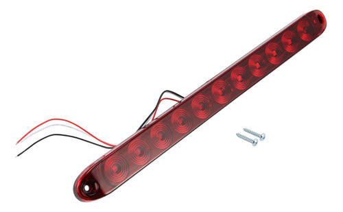 1 Barra De Luz Led Roja Para Remolque De 16 Pulgadas Y 11 Un